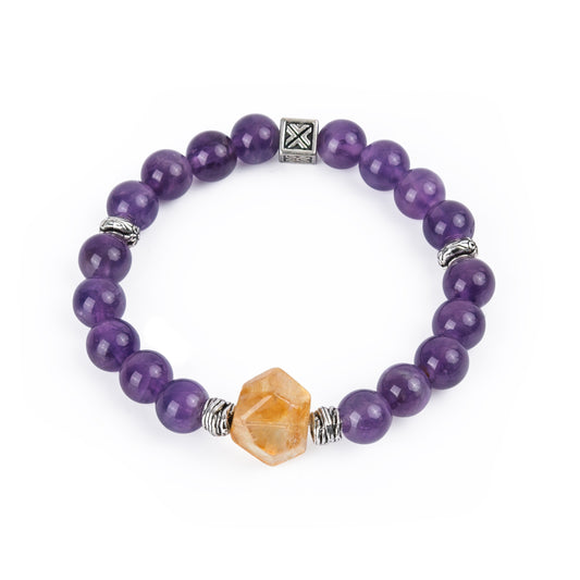 Violet Radiance Energy Bracelet